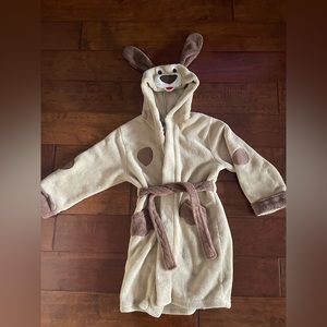 Pekkle hooded robe. Kids size 6-6x. Turn into an Cute Doggie 🐶 after bath time.